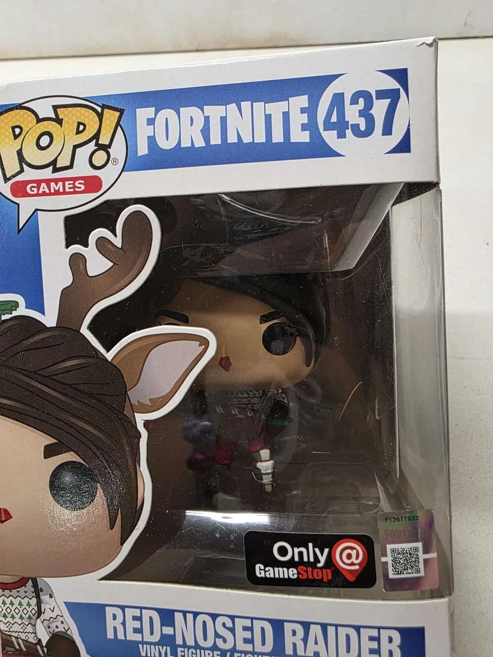 Funko Pop Fortnite Red-Nosed Raider #437 GameStop Exclusive 2018 Vaulted